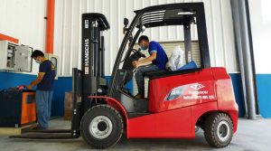 Top 3 xe nâng điện: Xe nâng điện 3.5 tấn thương hiệu Hangcha