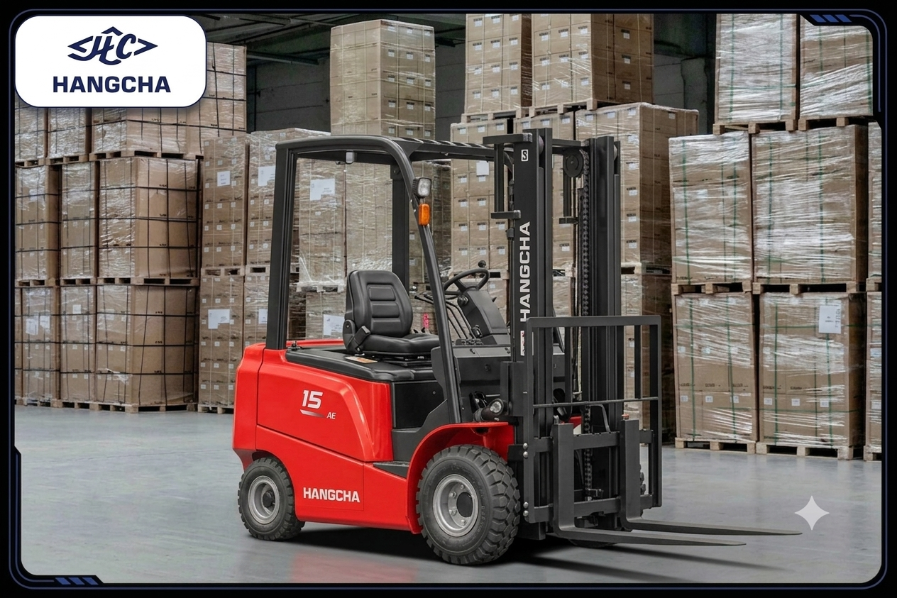 Xe nâng điện 1.5 tấn pin axit dòng A