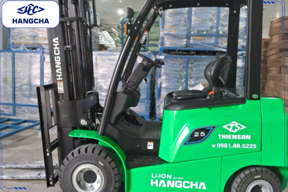 Xe nâng điện 2,5 tấn Pin Lithium-ion