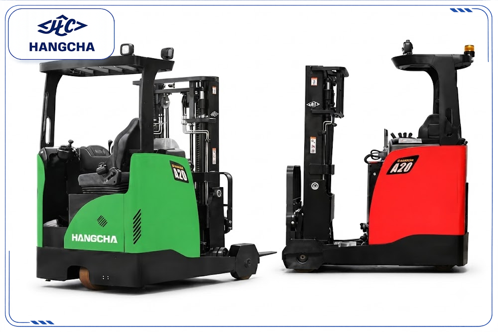 Xe Nâng Reach Truck 1.2T - 2T Pin Axit Chì