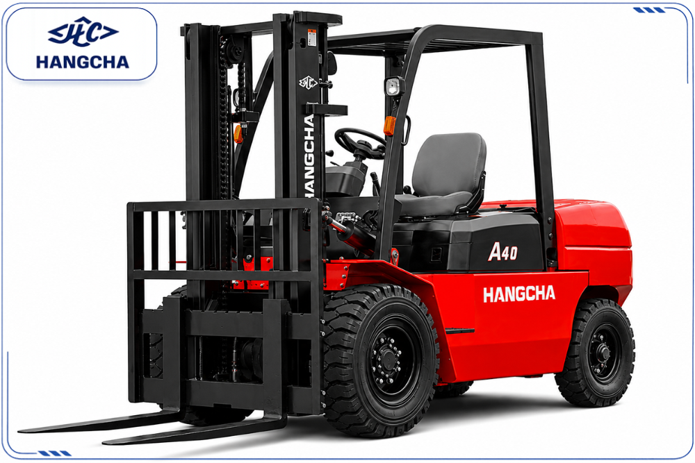 Xe nâng dầu 4 tấn Hangcha