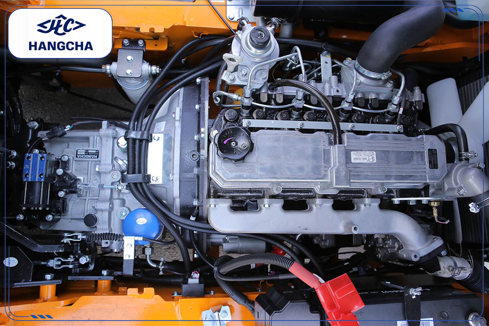 Động cơ Mitsubishi S4S xe nâng dầu 3.5 tấn Hangcha