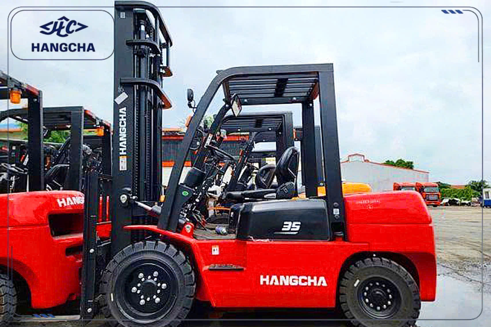 Xe nâng dầu 3.5 tấn dòng A