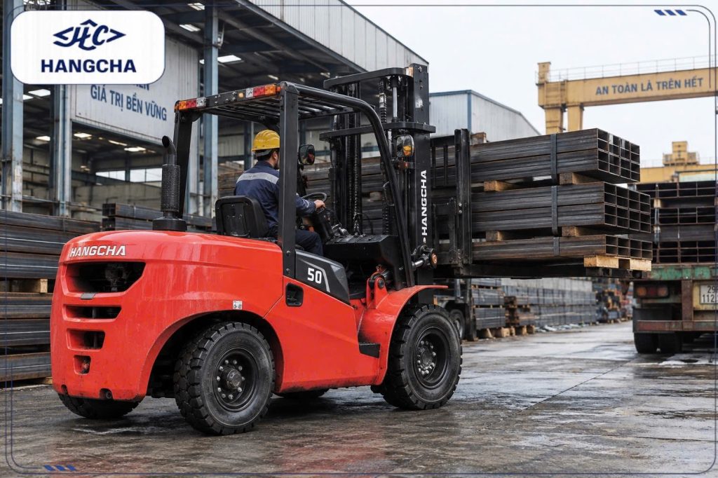 xe nâng dầu 5 tấn dòng A2