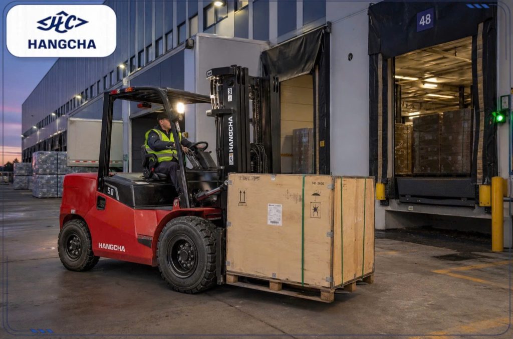 Khả năng làm việc mạnh mẽ của xe nâng dầu 5 tấn A2