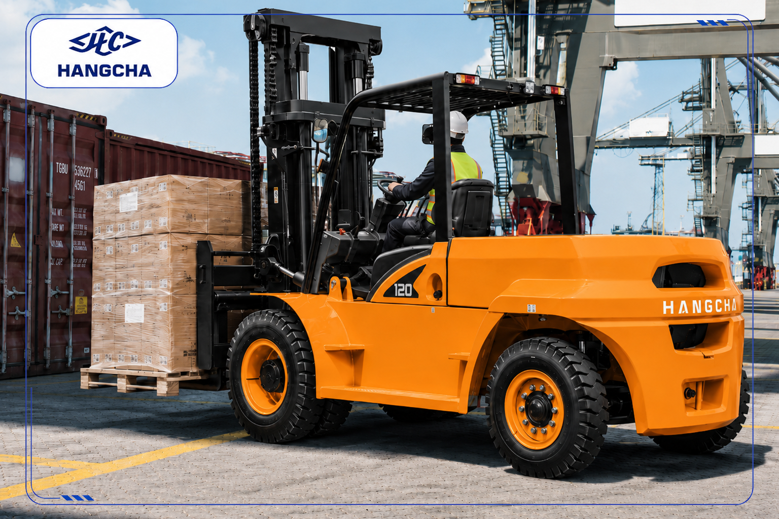 Xe nâng dầu 12 tấn