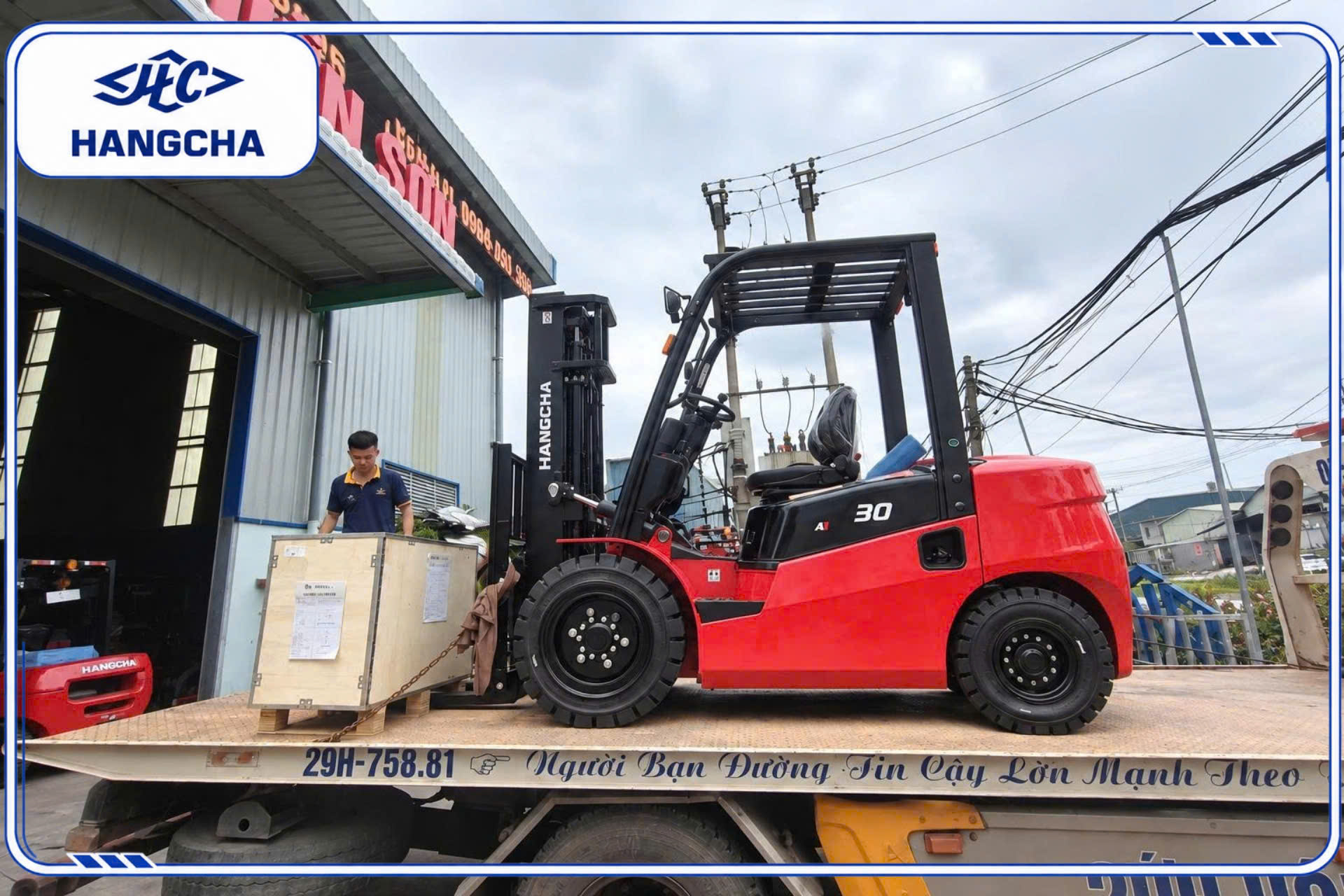 Xe nâng dầu 3 tấn dòng A2
