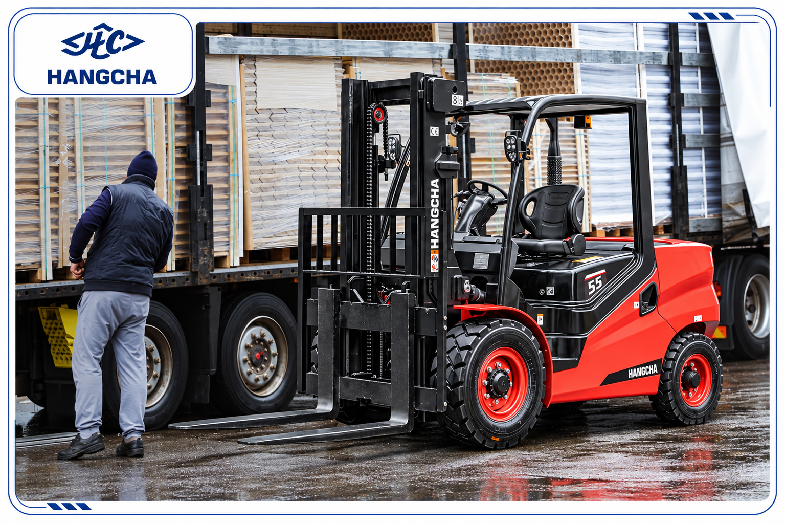  xe nâng dầu 5.5 tấn dòng XF2