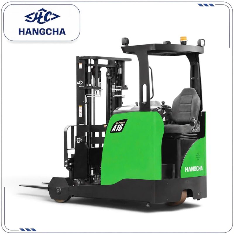 xe nâng Reach Truck ngồi lái 1.6 tấn pin Lithium